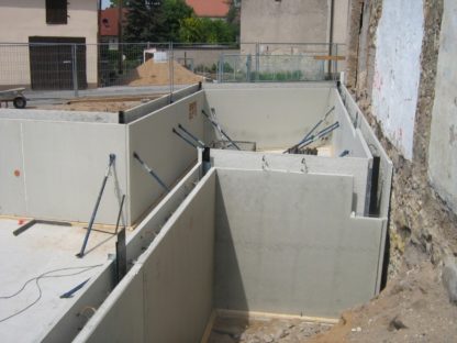 WU- Stahlbetonwand auf Sichtbeton in Grafenwöhr