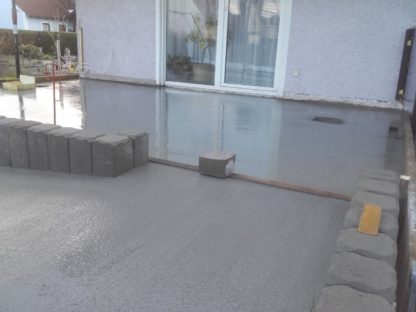 Neugestaltung Terrassenanlage mit Rampe 1