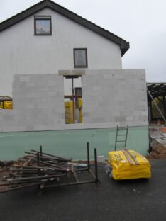 Anbau mit Ytongsteinen