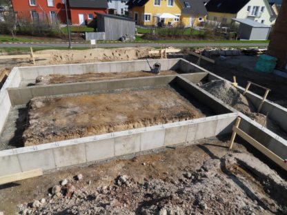 Streifenfundament für Rohbau - Weiherhammer