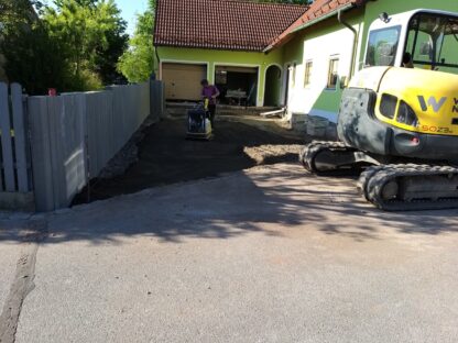 Vorbereitung Pflasteruntergrund