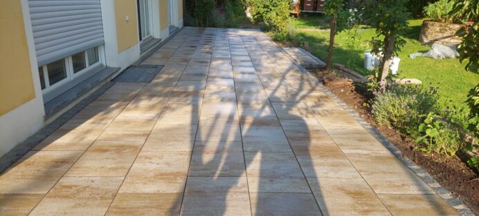 Pflasterbau Terrasse