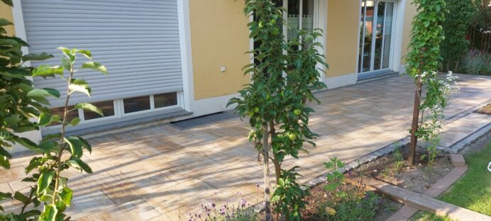 Pflasterbau Terrasse